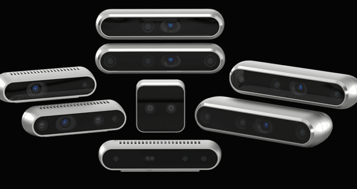 Realsense is rotated by Intel to escalate its visuals' stereoscopic
